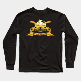 8th Cavalry Regiment w Br - Ribbon Long Sleeve T-Shirt